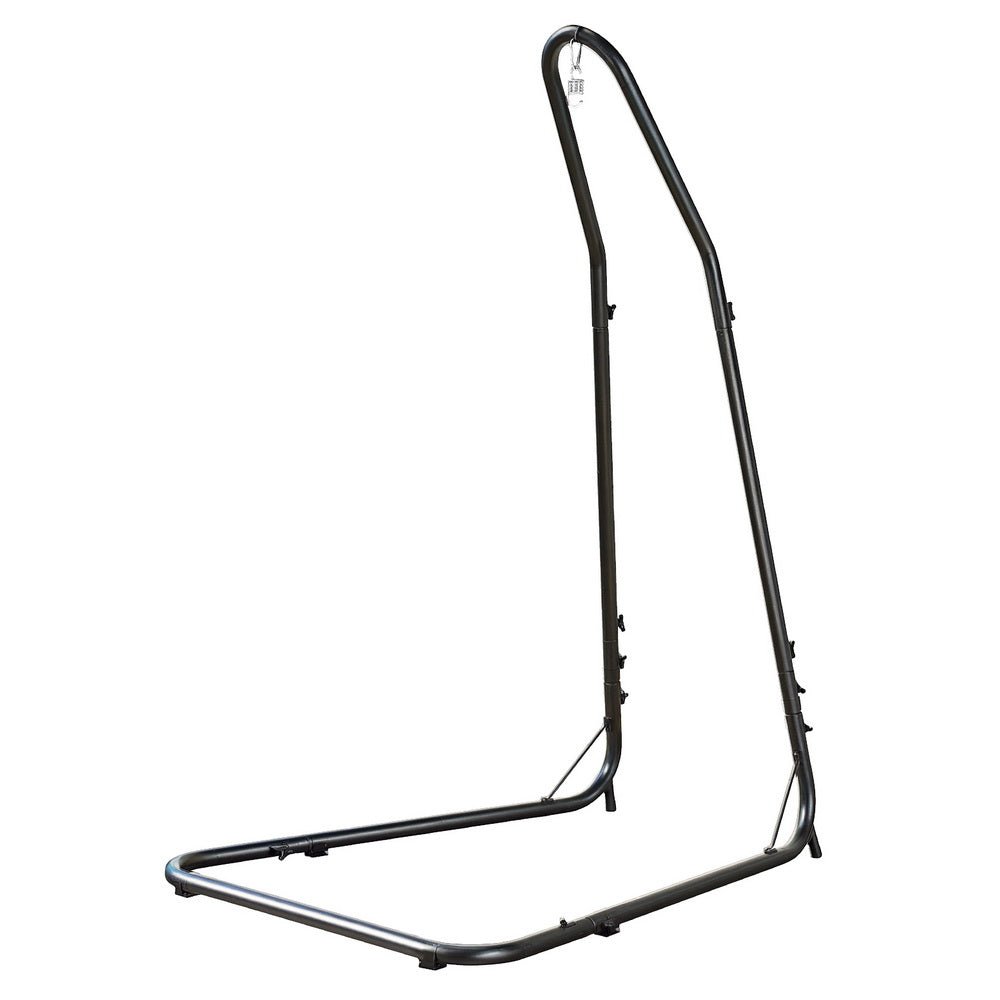 Gardeon Hammock Chair Stand Heavy Duty Steel Frame Black | Outdoorium