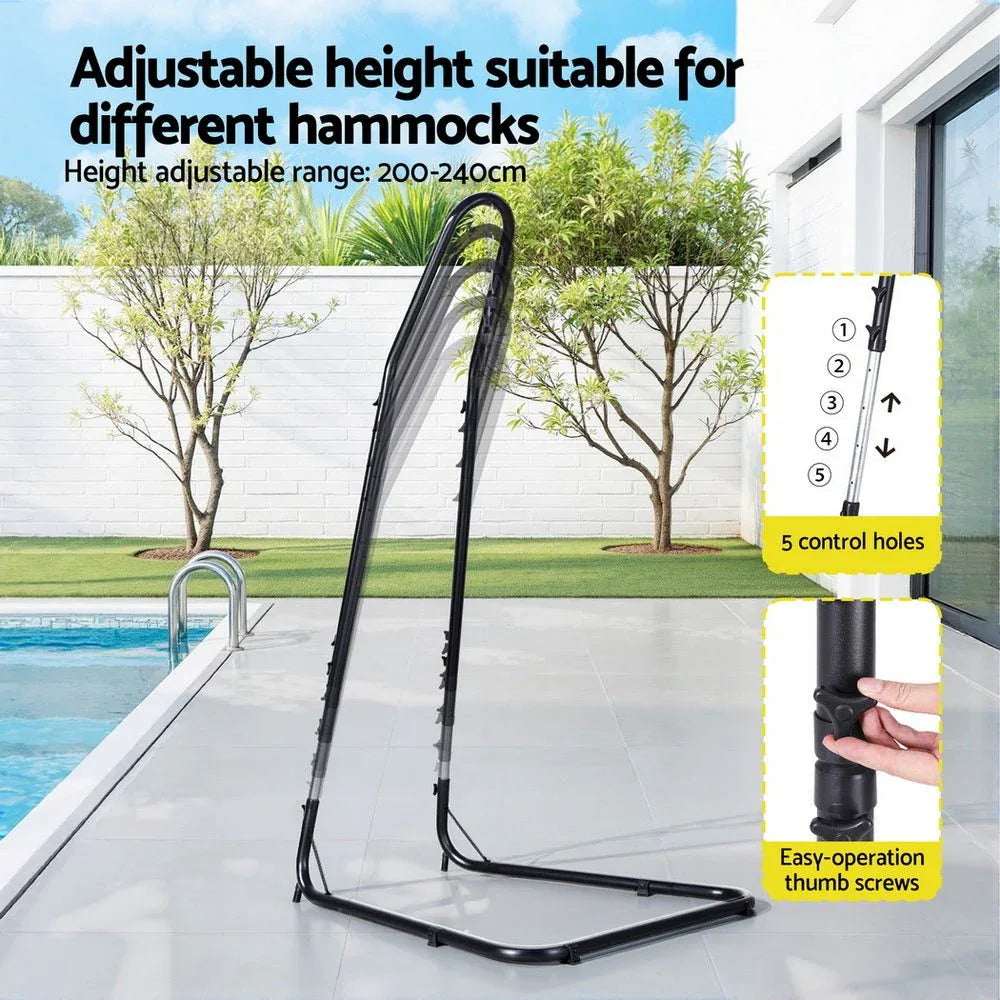 Gardeon Hammock Chair with Heavy Duty Steel Stand | Home & Garden > Hammocks > Hammocks & Accessories