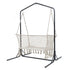 Gardeon Hammock Chair with Stand Macrame Outdoor Garden 2 Seater Cream | Home & Garden Hammocks