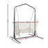 Gardeon Hammock Chair with Stand Macrame Outdoor Garden 2 Seater Cream | Home & Garden Hammocks