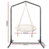 Gardeon Hammock Chair with Stand Nest Web Outdoor Swing 100cm | Home & Garden > Hammocks