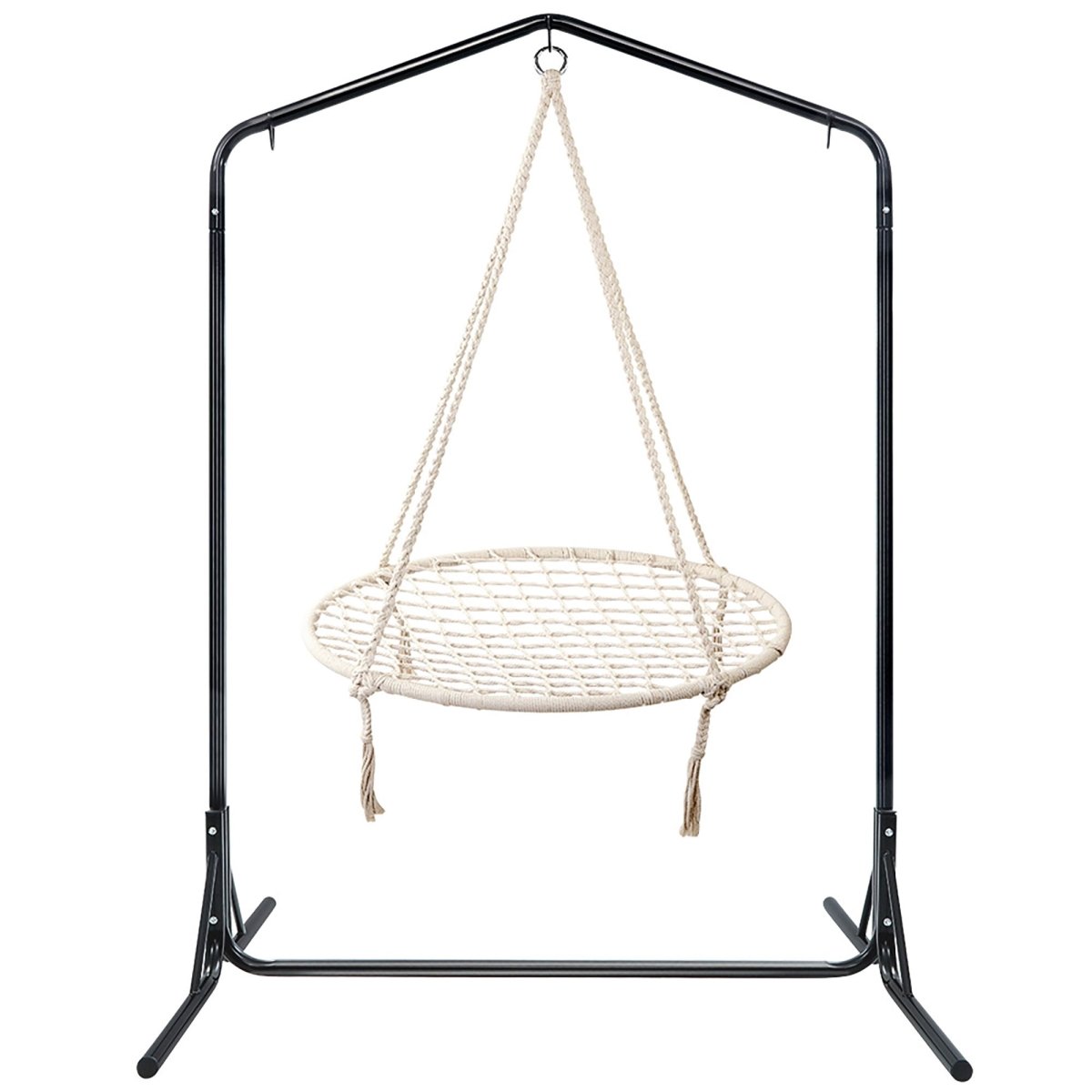 Gardeon Hammock Chair with Stand Nest Web Outdoor Swing 100cm | Home & Garden > Hammocks