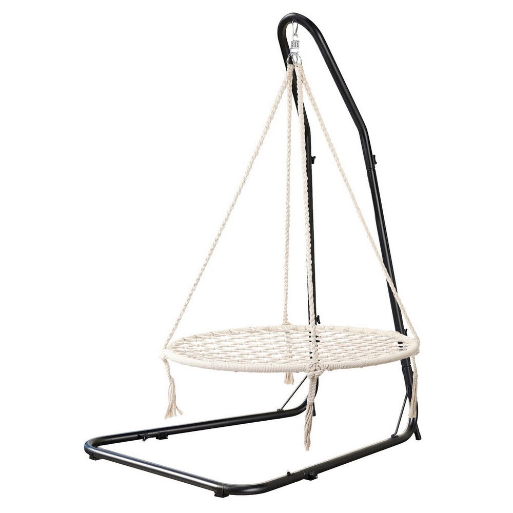 Gardeon Hammock Hanging Chair with Steel Stand | Outdoorium