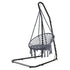 Gardeon Hammock Hanging Chair with Steel Stand | Outdoorium