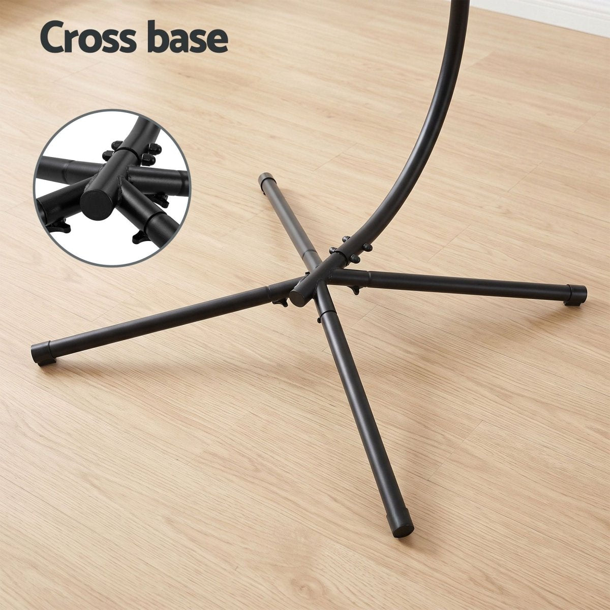 Gardeon Hanging Chair Stand 150kg - Black