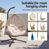 Gardeon Hanging Chair Stand 150kg - Black