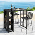 Gardeon Outdoor Bar Set Patio Furniture Dining Chairs Table and Chairs Wicker - Outdoorium