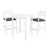 Gardeon Outdoor Bar Set Stools 3 - Piece Dining Chairs Table Patio Aluminium Bistro Set - Outdoorium