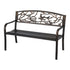 Gardeon Outdoor Bench Seat Garden Steel Outdoor Furniture 3 Seater Park Bronze | Outdoorium