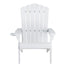 Gardeon Outdoor Chairs HDPE Adirondack Beach Chair Sun Lounge Patio Furniture Garden white | Outdoorium