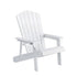 Gardeon Outdoor Chairs HDPE Adirondack Beach Chair Sun Lounge Patio Furniture Garden white | Outdoorium