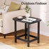 Gardeon Outdoor Coffee Side Table HDPE Desk Patio Furniture Camping Garden Black | Furniture > Outdoor > Outdoor Tables