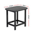 Gardeon Outdoor Coffee Side Table HDPE Desk Patio Furniture Camping Garden Black | Outdoorium