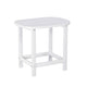 Gardeon Outdoor Coffee Side Table HDPE Desk Patio Furniture Camping Garden White | Outdoorium