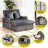 Gardeon Outdoor Day Bed Sun Lounge Setting Wicker Lounger Patio Furniture Grey | Furniture > Sofas > Sofas & Sofa Beds