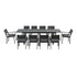 Gardeon Outdoor Dining Set 11PCS Aluminum Extendable Table and Chairs Patio Furniture Black | Furniture > Outdoor > Outdoor Dining Sets