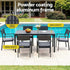 Gardeon Outdoor Dining Set 9PCS Aluminum Extendable Table Chairs Patio Furniture | Furniture > Outdoor > Outdoor Dining Sets