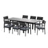 Gardeon Outdoor Dining Set 9PCS Aluminum Extendable Table Chairs Patio Furniture | Outdoorium