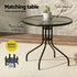 Gardeon Outdoor Dining Set Table and Chairs Patio Garden Furniture Bistro Set - Outdoorium