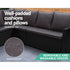 Gardeon Outdoor Furniture Dining Setting Sofa Set Lounge Wicker 8 Seater Black - Outdoorium