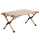 Gardeon Outdoor Furniture Wooden Egg Roll Picnic Table Camping Desk 90CM | Outdoorium