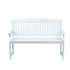 Gardeon Outdoor Garden Bench Wooden 2 Seater Lounge Chair Patio Furniture White | Furniture > Outdoor