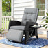 Gardeon Outdoor Recliner Chairs Sun lounge Wicker Lounger Patio Furniture Adjustable Black | Furniture > Outdoor > Outdoor Chairs