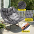 Gardeon Outdoor Rocking Chair Furniture Papasan Recliner Garden Patio Lounge Setting | Outdoorium