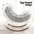 Gardeon Outdoor Rocking Chair Furniture Papasan Recliner Garden Patio Lounge Setting White | Furniture > Outdoor > Outdoor Chairs