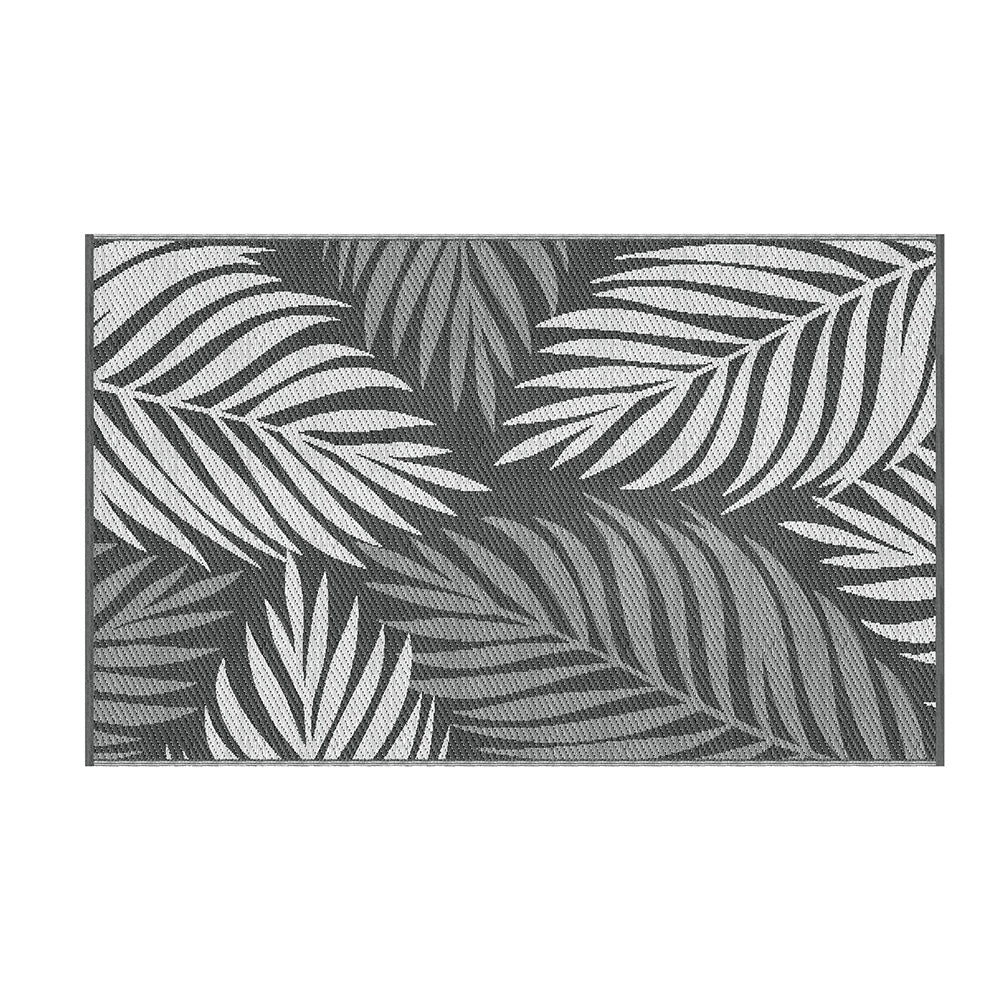 Gardeon Outdoor Rugs 152x244cm Large Carpet Reversible Area Mat PP Dual - Sided Patio Rug Leaf | Outdoorium