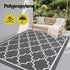 Gardeon Outdoor Rugs 152x244cm Large Carpet Reversible Area Mat PP Dual - Sided Patio Rug Maroc | Outdoorium