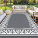Gardeon Outdoor Rugs 274x366cm Large Carpet Reversible Area Mat PP Dual - Sided Patio Rug Greek Key | Home & Garden > Rugs > Outdoor Rugs | Gardeon | Outdooriumifoption1 | endififoption2 | endififoption3 | endif | 1