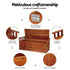 Gardeon Outdoor Storage Bench Box 129cm Wooden Garden Toy Chest Sheds Patio Furniture XL Natural | Home & Garden > Storage