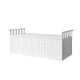 Gardeon Outdoor Storage Bench Box 129cm Wooden Garden Toy Chest Sheds Patio Furniture XL White | Outdoorium