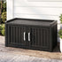 Gardeon Outdoor Storage Bench & Shoe Cabinet 81cm - Black