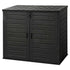 Gardeon Outdoor Storage Box 1170L Container Lockable Cabinet Tool Organizer Shed Black | Home & Garden > Storage > Storage Boxes