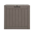 Gardeon Outdoor Storage Box 118L Container Lockable Indoor Garden Toy Tool Shed Grey | Outdoorium