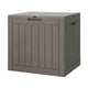 Gardeon Outdoor Storage Box 118L Container Lockable Indoor Garden Toy Tool Shed Grey | Outdoorium