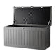 Gardeon Outdoor Storage Box 190L Container Lockable Garden Bench Tool Shed Black | Outdoorium