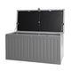 Gardeon Outdoor Storage Box 270L Container Lockable Garden Bench Tool Shed Grey | Outdoorium