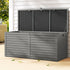 Gardeon Outdoor Storage Box 490L Container Lockable Garden Bench Tools Toy Shed Black | Outdoorium