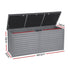 Gardeon Outdoor Storage Box 490L Container Lockable Garden Bench Tools Toy Shed Black | Outdoorium