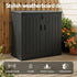Gardeon Outdoor Storage Box 775L Container Lockable Cabinet Tool Organizer Shed Black | Home & Garden > Storage > Storage Boxes