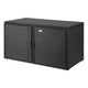 Gardeon Outdoor Storage Cabinet Box Deck Wicker Shelf Chest Garden Shed Tools Black | Outdoorium