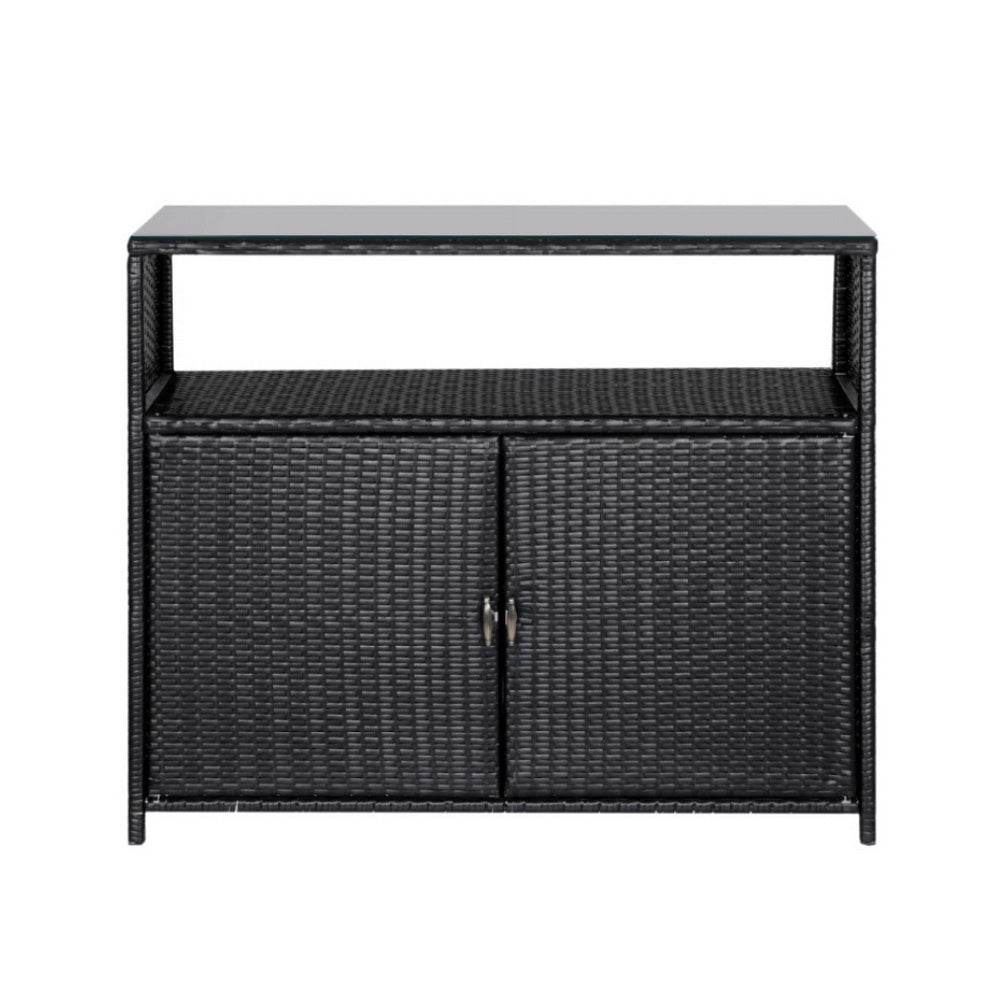 Gardeon Outdoor Storage Cabinet Box Garage Wicker Shed Tools Shelf Chest Garden | Outdoorium
