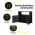 Gardeon Outdoor Storage Cabinet Box Garage Wicker Shed Tools Shelf Chest Garden | Outdoorium