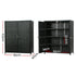 Gardeon Outdoor Storage Cabinet Box Garage Wicker Shelf Chest Garden Shed Tools - Outdoorium