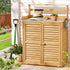 Gardeon Outdoor Storage Cabinet Box Potting Bench Table Shelf Chest Garden Shed | Outdoorium