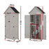 Gardeon Outdoor Storage Cabinet Cupboard Lockable Tool Organizer Shed Adjustable Grey | Outdoorium