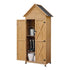 Gardeon Outdoor Storage Cabinet Cupboard Tool Organizer Shed Adjustable Natural | Furniture > Outdoor > Outdoor Storage Boxes